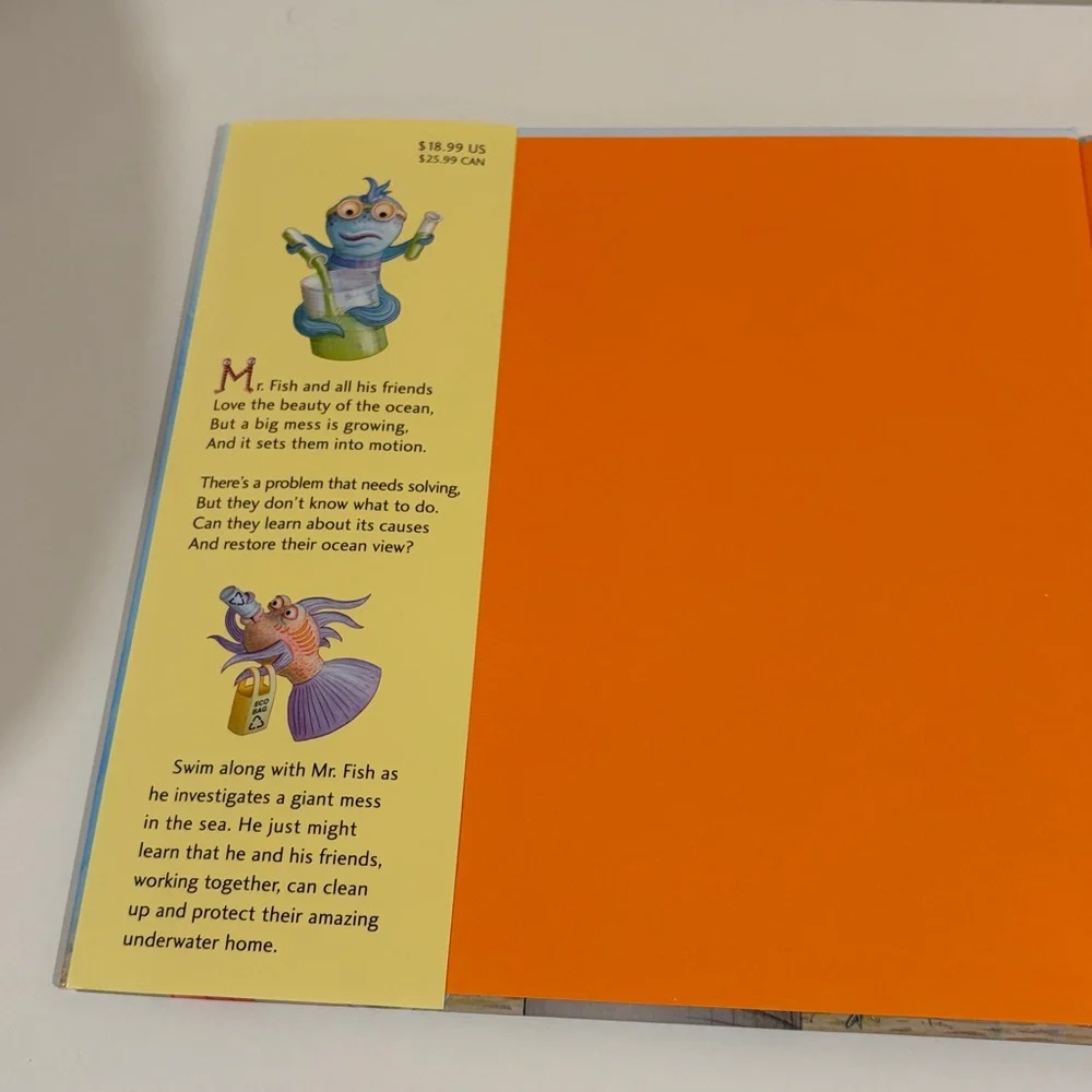 The Pout-Pout Fish Cleans Up the Ocean Book Hardcover